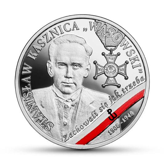 10 zł / 2019 r. -  Żołnierze Niezłomni - Stanisław Kasznica „Wąsowski”