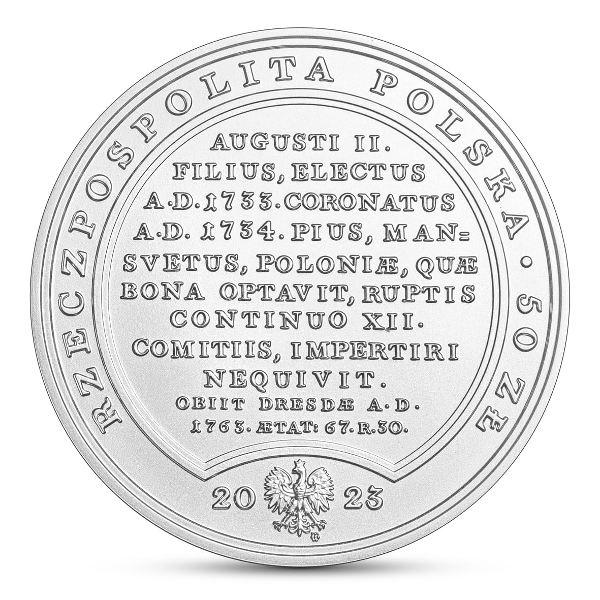 50 zł / 2023 r. - August III Sas