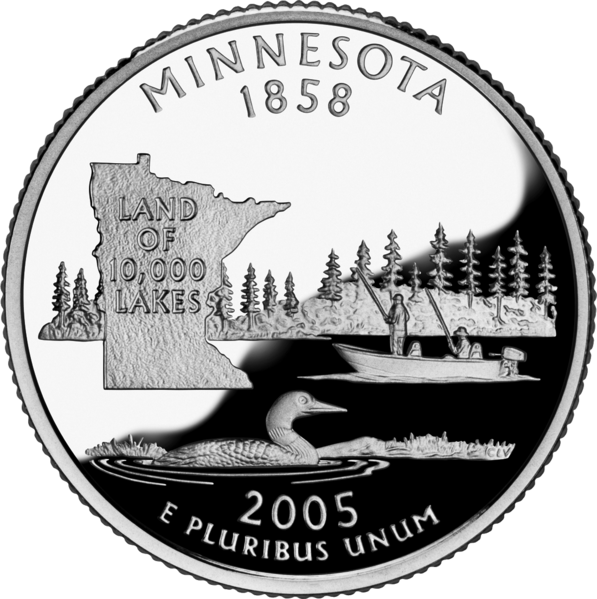 USA:  25 Centów / 2005 r. - Minnesota (nr 32)